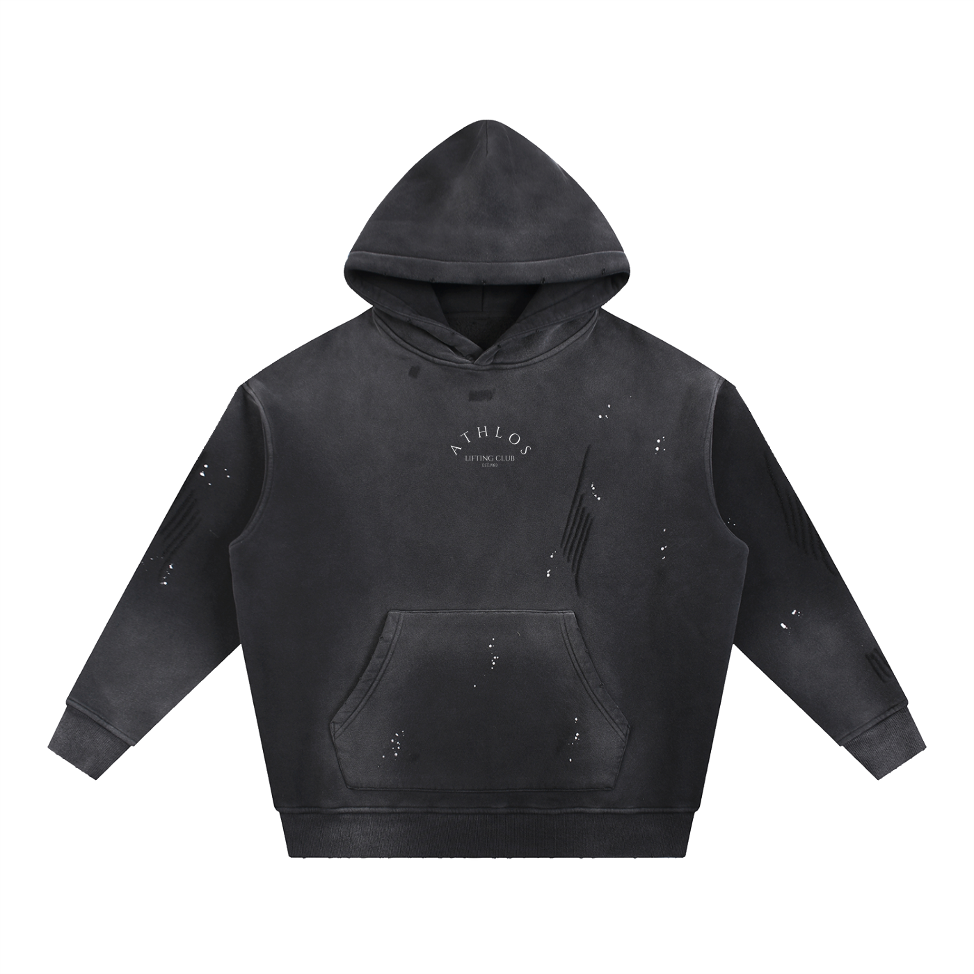 FAITH OVER FEAR Washed Fleece Hoodie