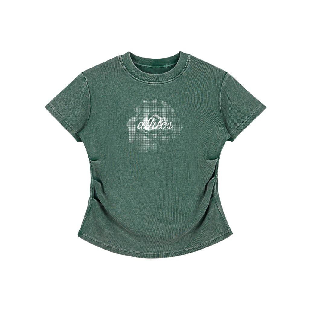 ATHLOS FLOWER Bodycon T-Shirt