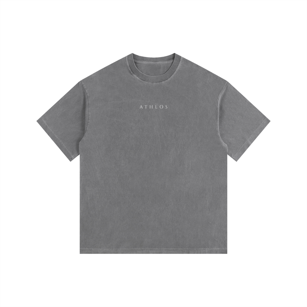 FAITH OVER FEAR Washed Oversized T-Shirt