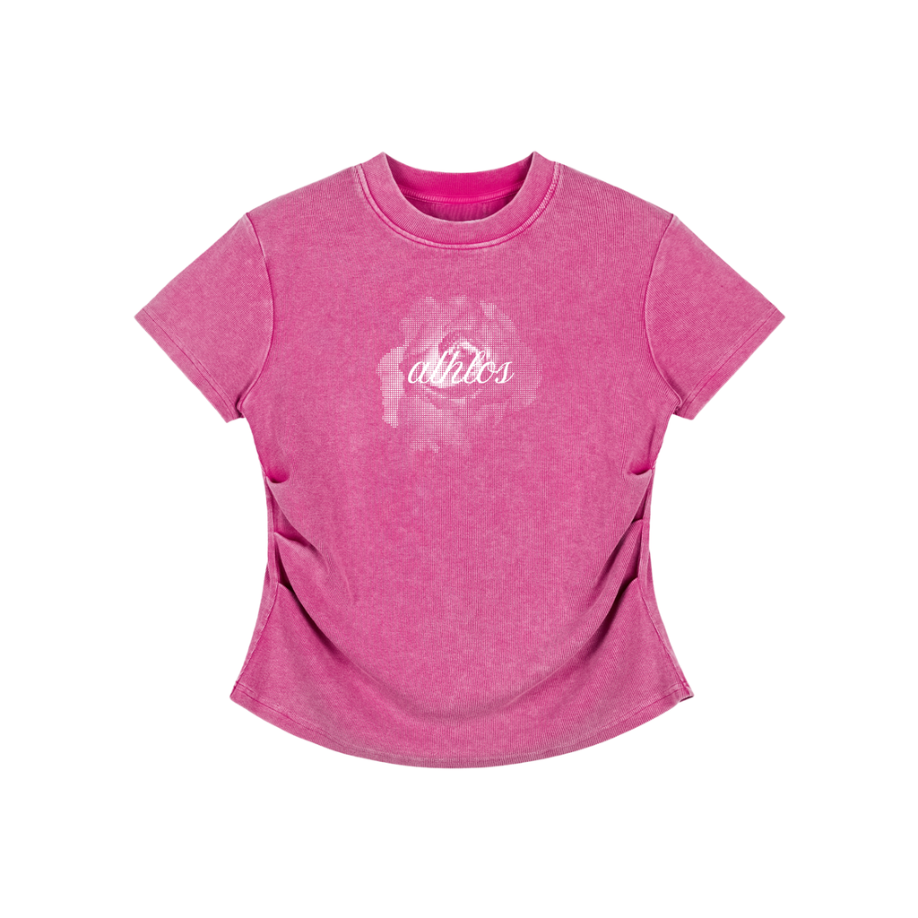 ATHLOS FLOWER Bodycon T-Shirt